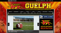 Desktop Screenshot of guelphminorfootball.net